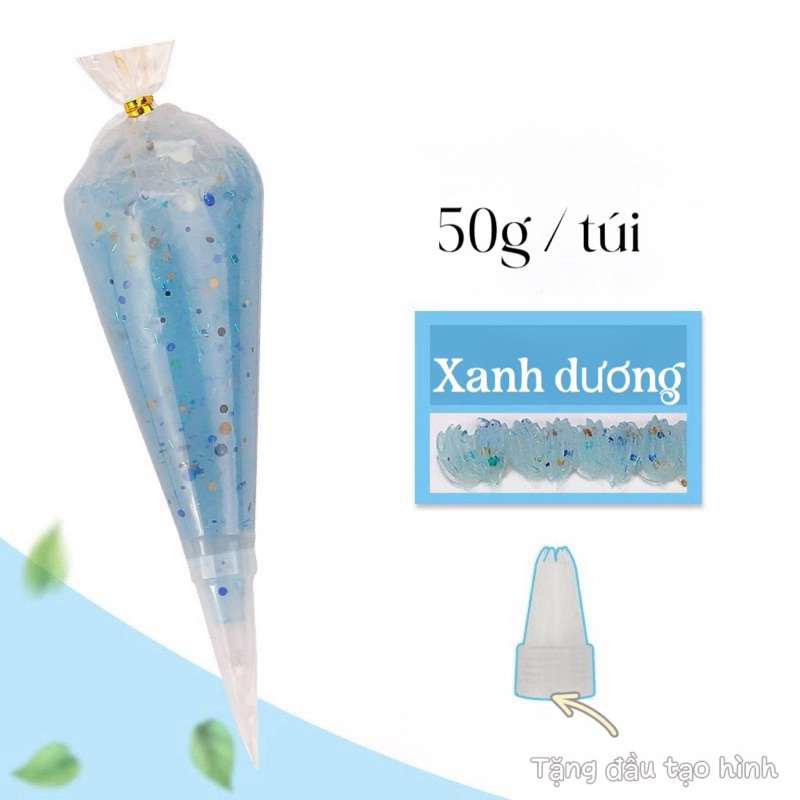 KEO TÚI TRONG KIM TUYẾN LẤP LÁNH ÁNH KIM SA 50G