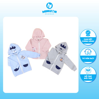 Áo khoác nỉ Dokma có mũ kéo khóa chất siêu đẹp 6-24M