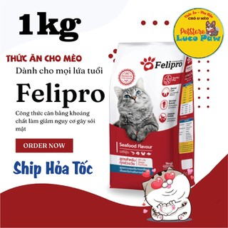Thức ăn hạt Felipro [ 8kg ] Hải sản,Cá Ngừ Gold giàu dinh dưỡng dành cho Mèo mọi lứa tuổi, Thái Lan_