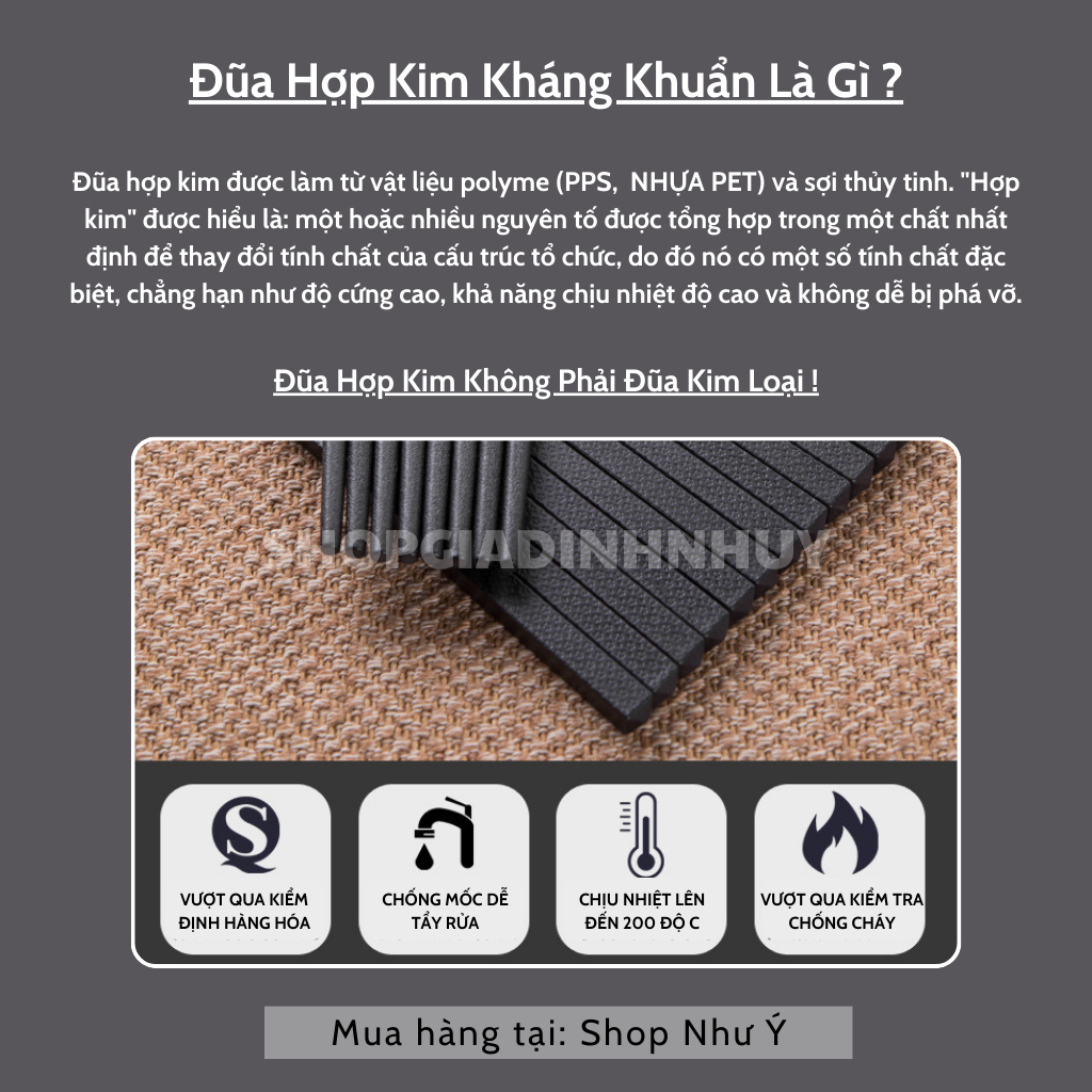 Set 10 đôi đũa sợi thủy tinh Nhật Glass Fiber  - đũa ăn cơm kháng khuẩn, chống nấm mốc, chịu nhiệt.. amizin