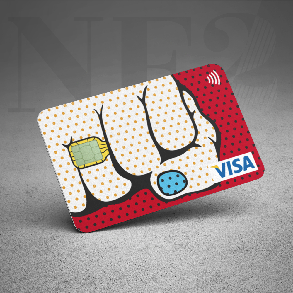 Miếng Dán Trang Trí POPART - Sticker Thẻ ATM (Thẻ Chung Cư, Thẻ Xe, Debit, Credit) NF2