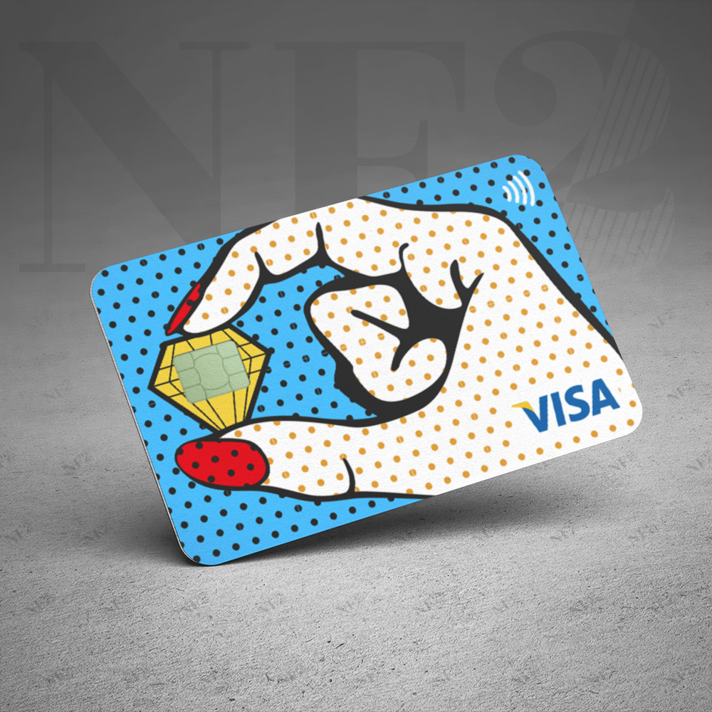 Miếng Dán Trang Trí POPART - Sticker Thẻ ATM (Thẻ Chung Cư, Thẻ Xe, Debit, Credit) NF2
