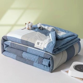 Chăn hè đũi kẻ bông xơ đậu nành Hàn Quốc, chăn hè kích thước 2mx2m3