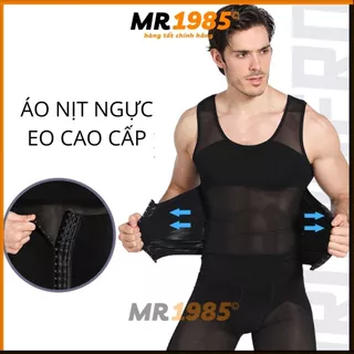 [mẫu nâng cấp siết mạnh] Áo nịt body ngực eo đai nịt bụng làm gọn body hiệu quả nhanh chóng Mr1985