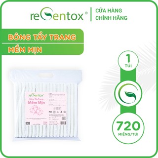 [COMBO SIÊU HỜI] Combo 2 Túi Bông Tẩy Trang MỀM MỊN & SẠCH SÂU reGentox Túi Lớn Tiết Kiệm 720 Miếng/Túi