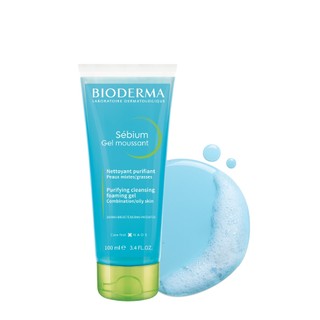 Sữa rửa mặt sạch mụn ngăn ngừa bít tắc lỗ chân lông Bioderma Sébium Gel Moussant 100ml/200ml/500ml