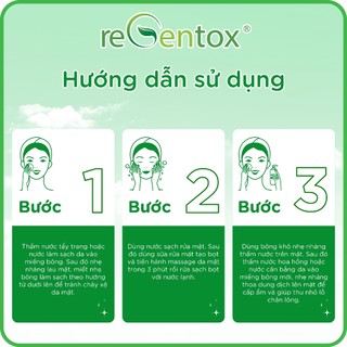COMBO 2 Túi Bông Tẩy Trang MỀM MỊN reGentox Túi Zip 720 Miếng/túi Dùng Cho Da Nhạy Cảm