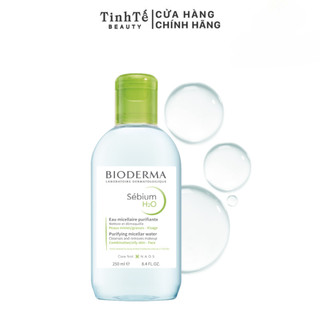 Dung dịch làm sạch và tẩy trang dành cho da hỗn hợp đến da dầu công nghệ Micellar Bioderma Sebium H2O - 250ml