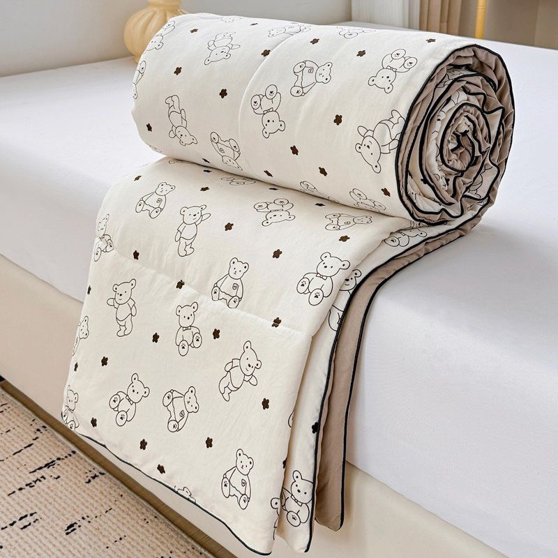Ảnh Chăn hè đũi sơ đậu nành bodecor kích thước 2mx2m3 nhập khẩu, Mền hè đũi cotton chất liệu mềm mại thoáng mát mẫu mới 2024 1