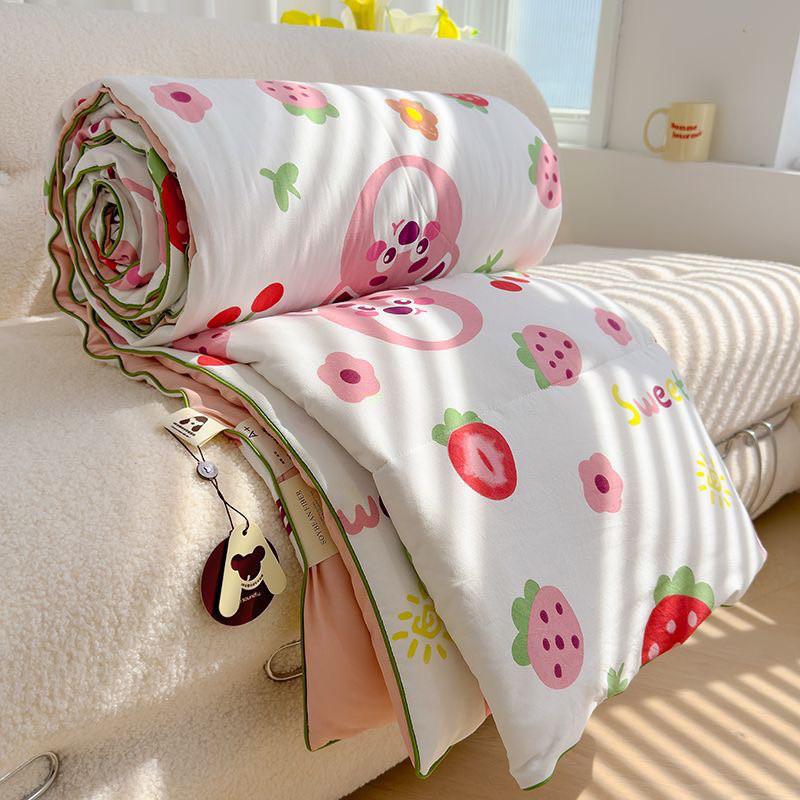 Ảnh Chăn hè đũi sơ đậu nành bodecor kích thước 2mx2m3 nhập khẩu, Mền hè đũi cotton chất liệu mềm mại thoáng mát mẫu mới 2024 4