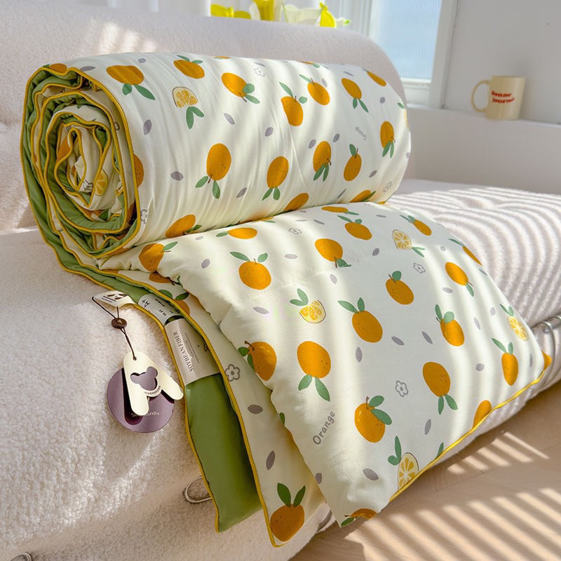 Chăn hè đũi sơ đậu nành bo decor kích thước 2mx2m3 nhập khẩu, Mền hè đũi cotton chất liệu mềm mại thoáng mát mẫu mới