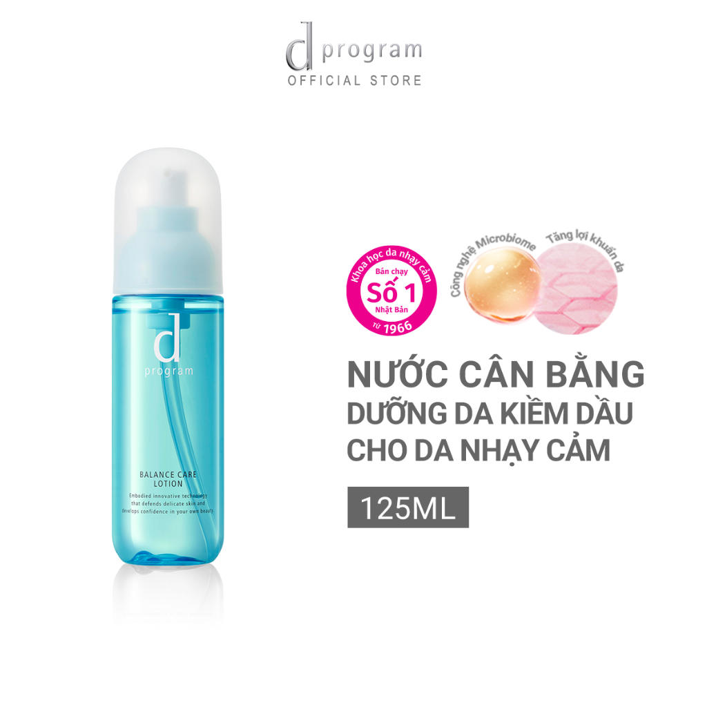 Ảnh Nước cân bằng cho da dầu/hỗn hợp nhạy cảm Dprogram Microbiome Balance Care Lotion 125ml 2