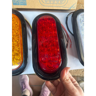 Combo 4 Đèn hậu Led bầu dục SD 2019, đèn hậu Led thuyền điện 12v 24v dùng cho ô tô, xe tải.