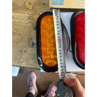 Combo 4 Đèn hậu Led bầu dục SD 2019, đèn hậu Led thuyền điện 12v 24v dùng cho ô tô, xe tải.