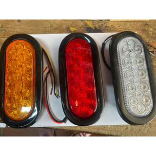 Combo 4 Đèn hậu Led bầu dục SD 2019, đèn hậu Led thuyền điện 12v 24v dùng cho ô tô, xe tải.