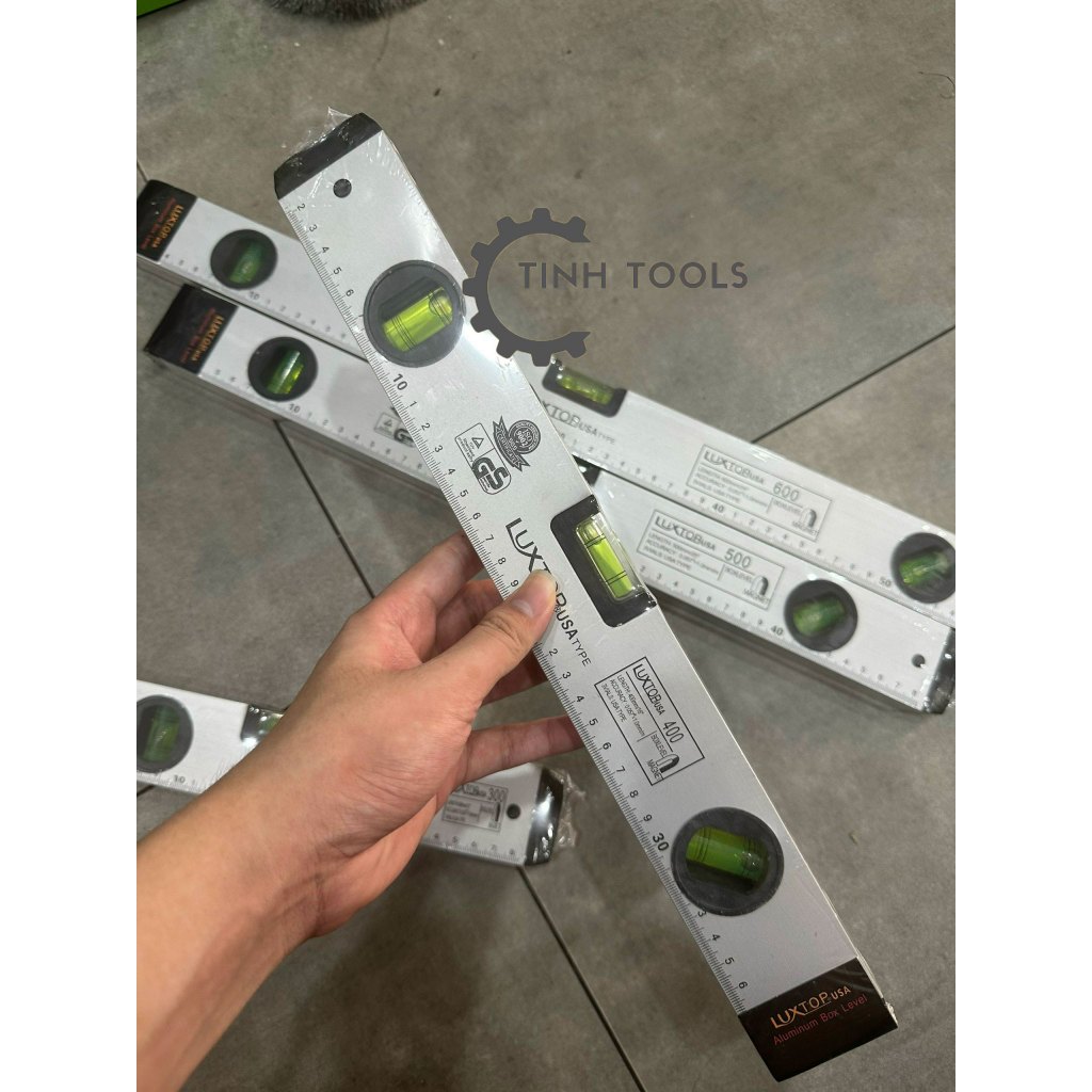 Thước thủy đo cân bằng hiệu LuxTop đủ size 3 tấc, 4 tấc, 5 tấc, 6 tấc (Loại tốt)