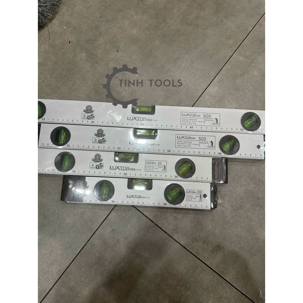 Thước thủy đo cân bằng hiệu LuxTop đủ size 3 tấc, 4 tấc, 5 tấc, 6 tấc (Loại tốt)
