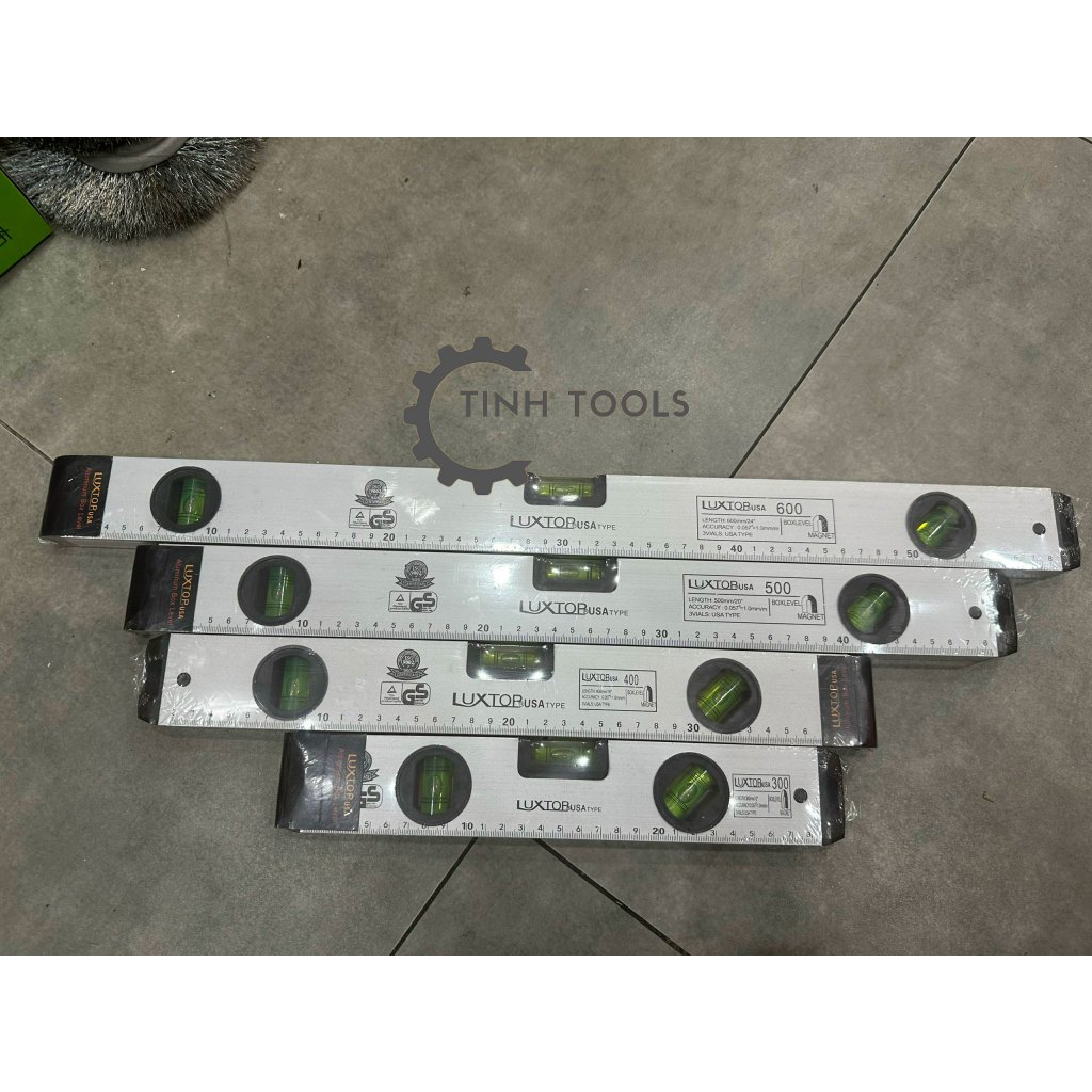 Thước thủy đo cân bằng hiệu LuxTop đủ size 3 tấc, 4 tấc, 5 tấc, 6 tấc (Loại tốt)
