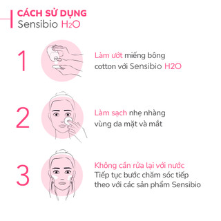 Dung dịch làm sạch và tẩy trang Micellar Bioderma Sensibio H2O 250ml