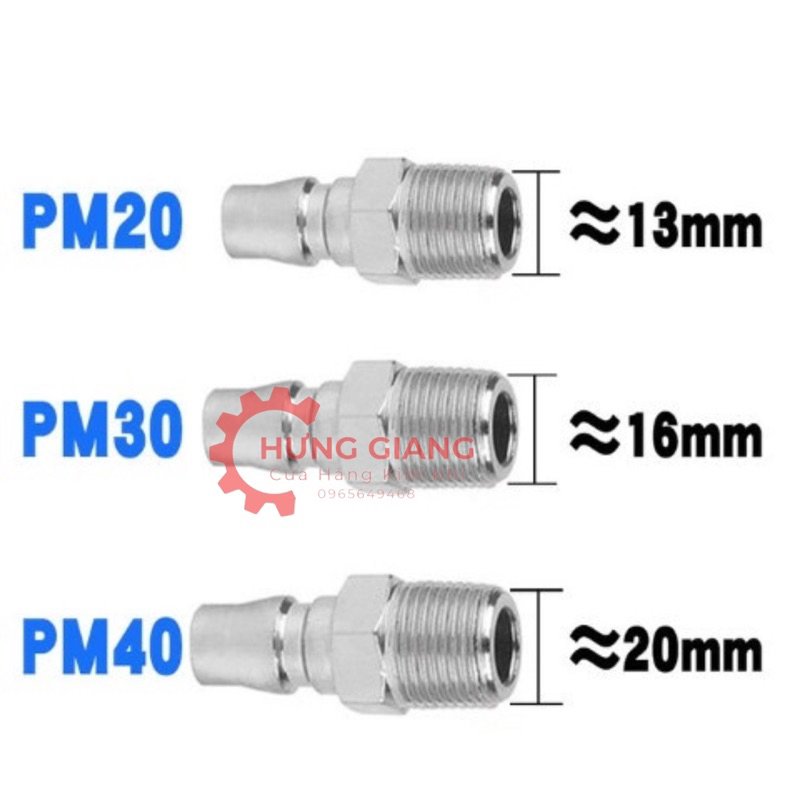Đầu nối nhanh, Khớp nối nhanh đầu bi dây máy nén khí giá tốt