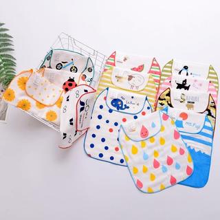 Khăn thấm mồ hôi lưng xuất Nhật 5 lớp sợi tre có hình 21x25 cm