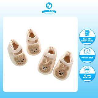 Giày Tập Đi Cho Bé Hình Gấu Thỏ Xinh Xắn Hàn Quốc