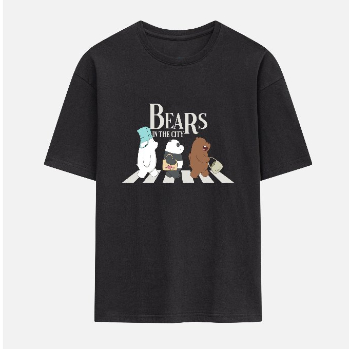 Ảnh Áo Thun BOO Unisex In Hình Bears In The City Regular Online 1