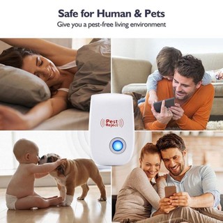 Đèn đuổi côn trùng Pest Reject, Thiết bị thông minh xua đuổi côn trùng  muỗi gián ruồi chuột