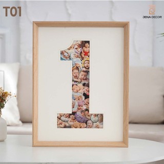 in ảnh Tráng gương cho bé, in ảnh theo yêu cầu - khung ảnh 12 tháng cho bé - khung ảnh thôi nôi