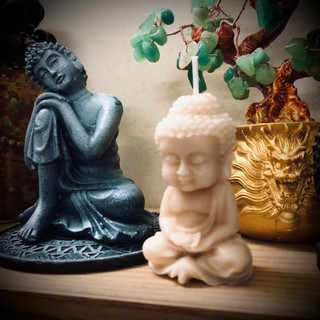 Nến Phong Thuỷ Phật Ngồi Thiền và Ban Phước