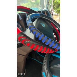Bọc vô lăng ô tô có gai chống trơn thoáng khí viền vân carbon đủ size