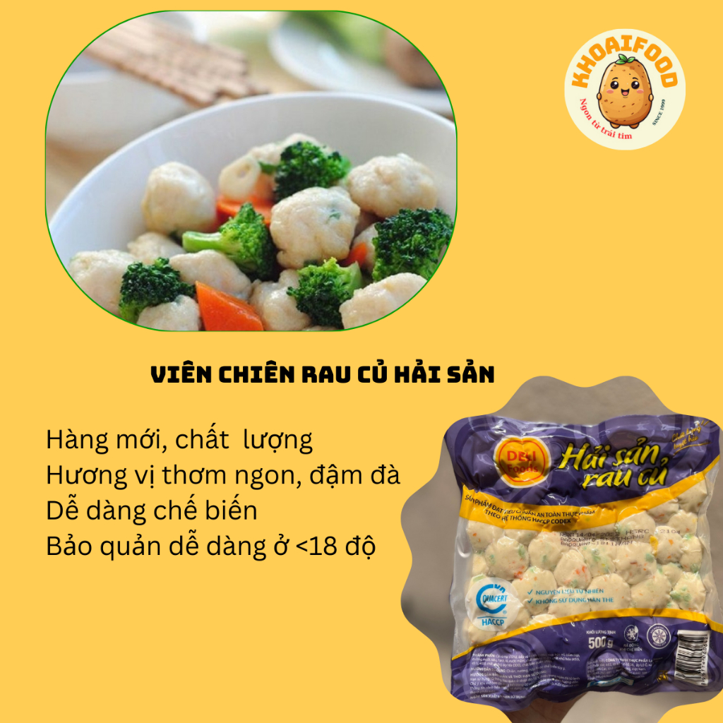 Viên rau củ VIÊN RAU CỦ HẢI SẢN CÁ VIÊN CHIÊN CÁC LOẠI THẢ LẨU ĂN VẶT ...