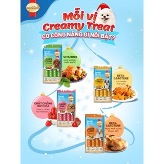 Smartheart Súp Thưởng Creamy Dog Treats 15g*4 sachets - Pate cho chó 400g