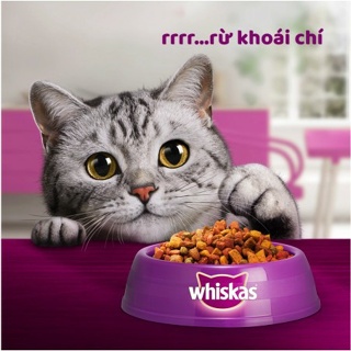 Thức Ăn Hạt Khô Whiskas Cho Mèo Túi 400G - 1.2kg