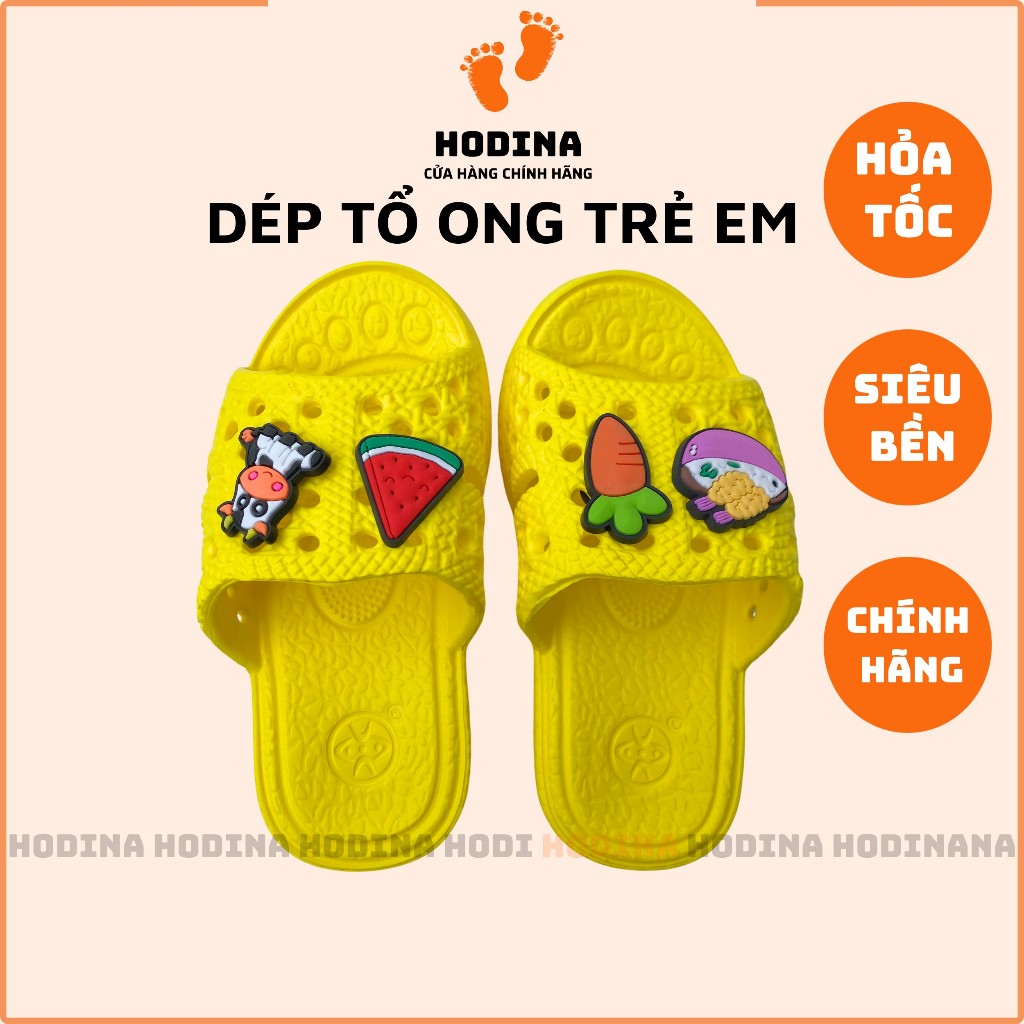 Dép Tổ Ong Cho Bé Dép Cho Bé Trai Bé Gái Gắn Sticker Siêu Nhẹ Siêu Mềm ...