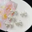 Set 2 Kẹp Tóc Nơ Hồng Trắng Nhỏ Xinh Thời Trang K334