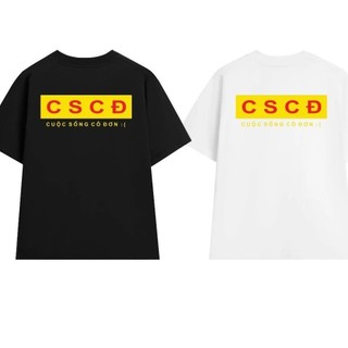 Áo Thun Cuộc Sống Cực Đẹp CSCĐ Cuộc Sống Cô Đơn cực chất giá rẻ siêu Hot Mẫu Neww 2024 MỚI Chất Thun Mềm Mịn
