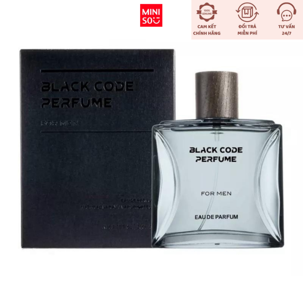 Nước hoa nam chính hãng Miniso Black Code Eau de Parfum 100ml
