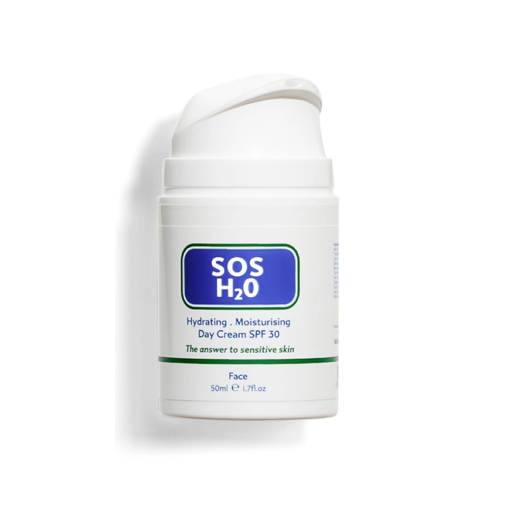 Kem dưỡng Chống nắng Vật lý,tăng cường độ ẩm hàng ngày SOS H20 SPF30 Anh [SOS SERUM]