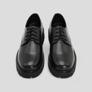 Giày Derby D5 - JOG04 , thiết kế Chunky Derby , da bò nappa nguyên tấm , đế cao su tăng chiều cao 4,5cm ( D5 )