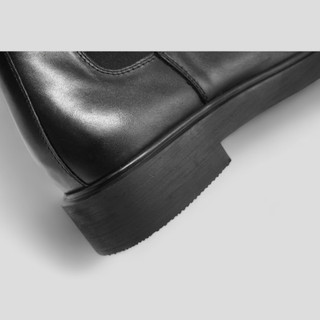 Giày Chelsea boots T2 - JOG04 , thiết kế mũi tròn , đế cao su tăng chiều cao 4cm ( T2 )