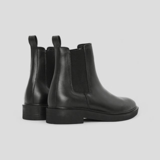Giày Chelsea boots T2 - JOG04 , thiết kế mũi tròn , đế cao su tăng chiều cao 4cm ( T2 )