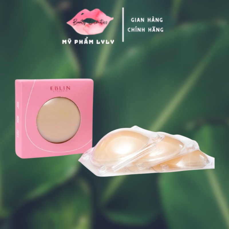 Miếng dán ngực silicon nhiệt tự thân EBLIN dán ti siêu mỏng ôm khít,không keo,không bám bụi