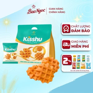 Bánh Bông Lan Kisshu Bảo Ngọc Vị Trứng Tươi Sợi Gà, Bánh Ăn Sáng Tiện Lợi, Bánh Mặn Cực Ngon (1-3-5 Túi) |