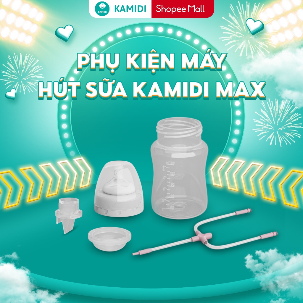 Ảnh Phụ Kiện Đi Kèm Máy Hút Sữa Silicon Kamidi Max 2