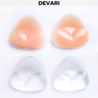 Miếng độn ngực bằng silicon giúp nâng ngực tạo khe quyến rũ gợi cảm tiện lợi dễ sử dụng DEVARI D352
