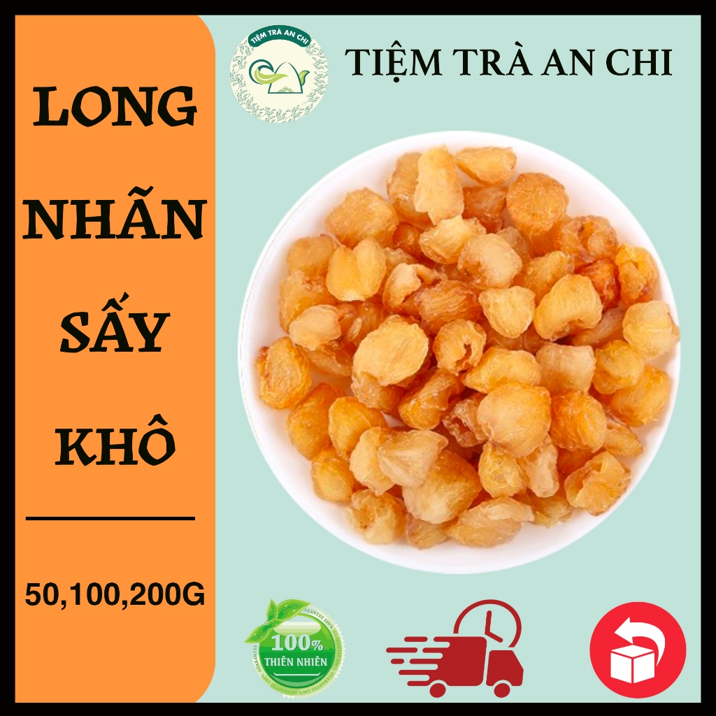 100g Long nhãn Hưng Yên sấy khô dùng nấu chè, làm trà