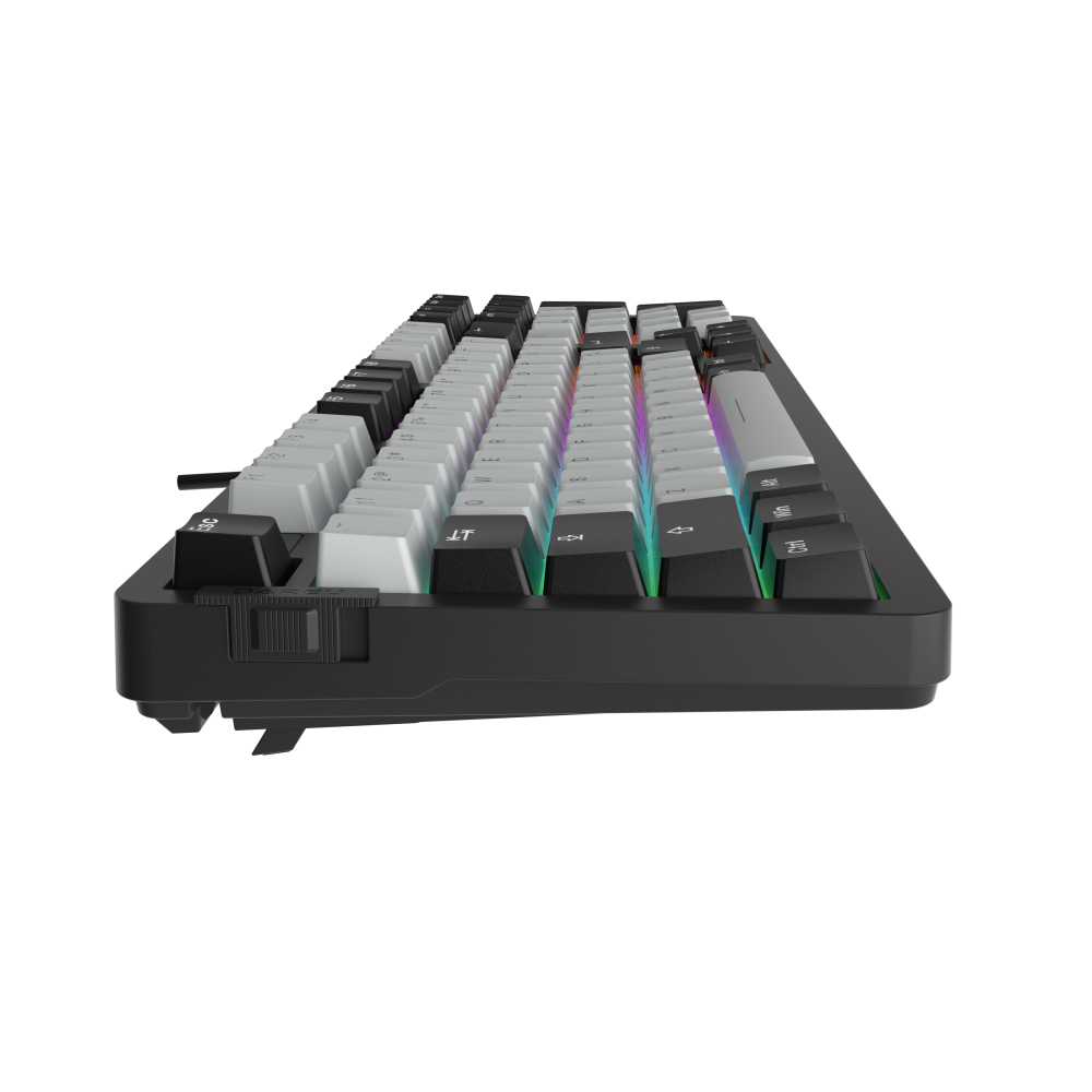 Bàn phím quang cơ Gaming DAREU EK98X PBT BLACK-GREY (WATERPROOF, OPTICAL sw, MULTI LED) | BigBuy360 - bigbuy360.vn
