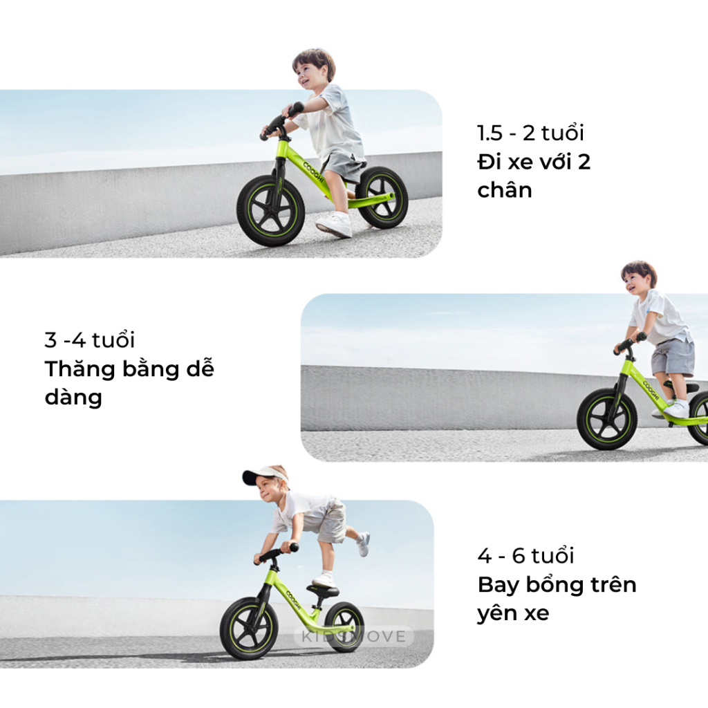 Xe thăng bằng siêu nhẹ Cooghi S3 2024, khung Magie hàng không nguyên khối, 2.6kg, bánh cao su, yên da PU