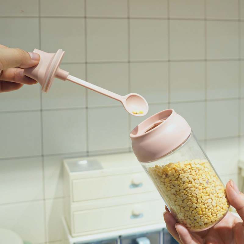 Bộ 2, bộ 3 hộp gia vị Tritan Yoko tiêu chuẩn Nhật có nắp, muỗng tiện dụng - CHÍNH HÃNG INOCHI